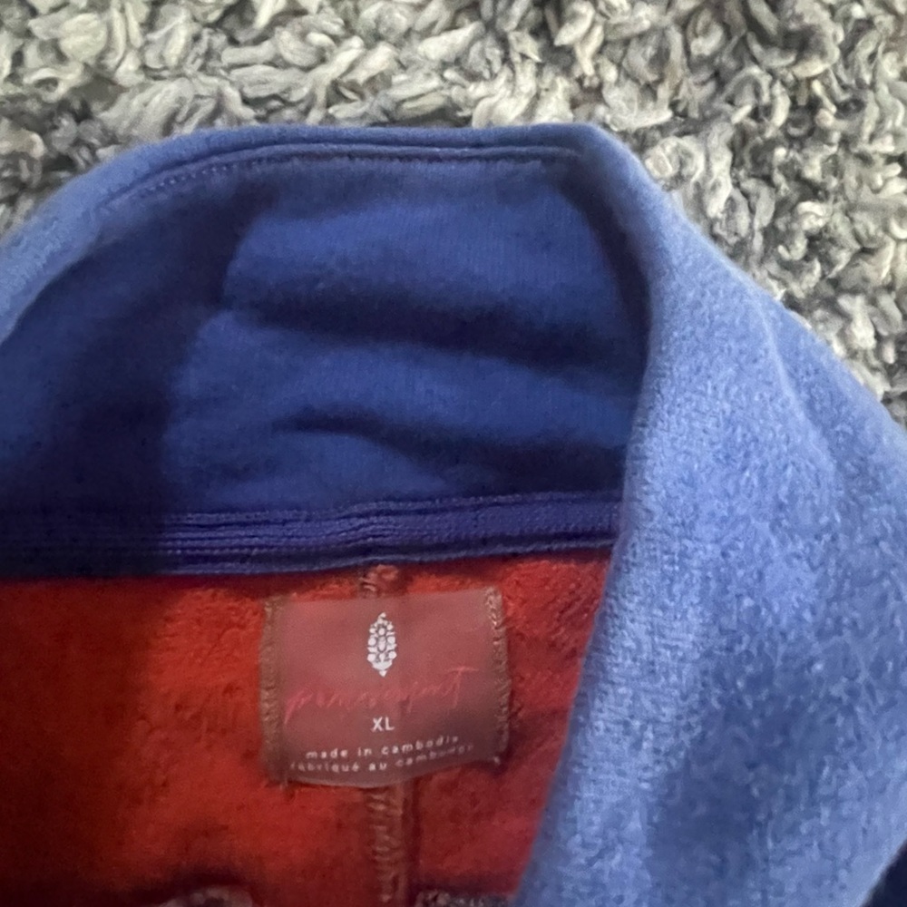 Free People Split Second Colorblock Half-Zip Crop… - image 5